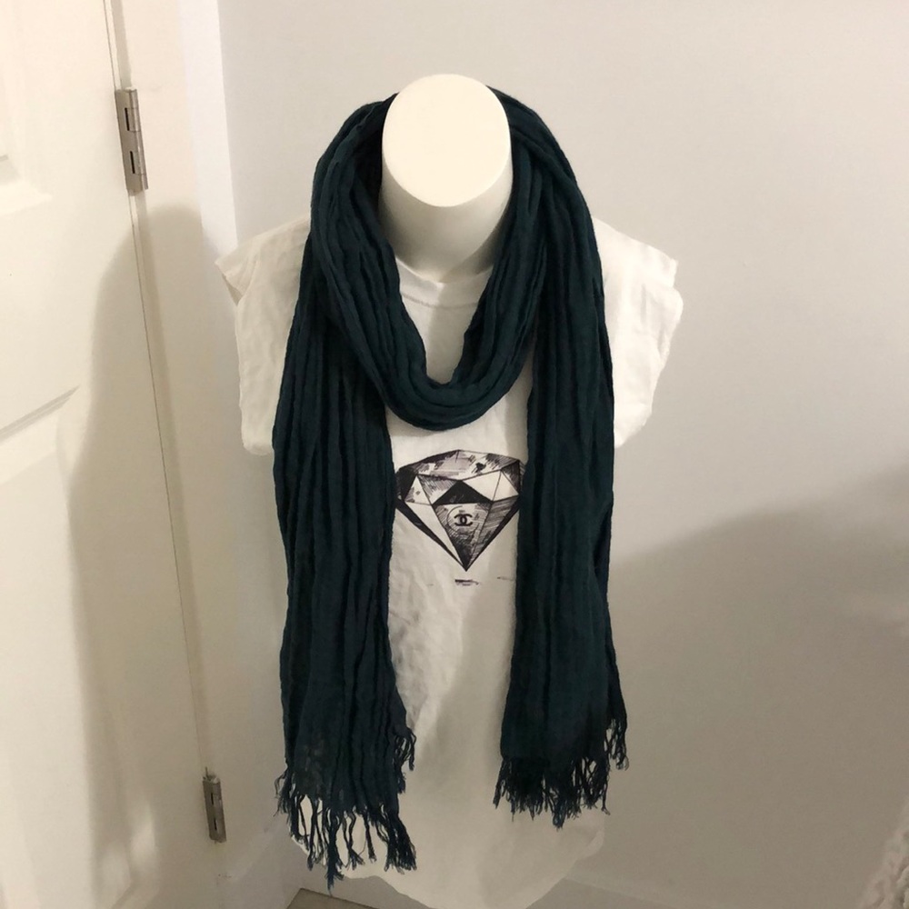 Wilfred, Linen blend , lightweight fringe scarf